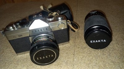 retro EXAKTA TL 500 Ihagee West Spiegelreflexkamera analog Kamera & Objektiv