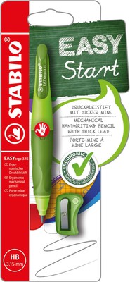 EASYergo Mechanical Pencil Right-Handed w/ Sharpener, 3.15mm, Green