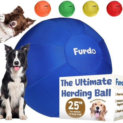 25'' Herding Ball for Dogs, for Australian Shepherd, for Cattle, for Border Co...