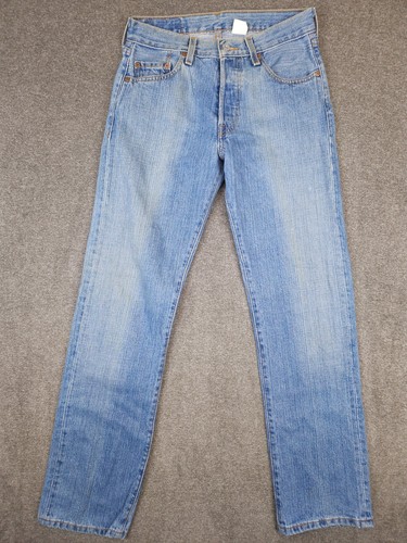 Vintage Levi's 501 XX Button Fly Straight Leg Jeans Herren 28x32 (28x31)
