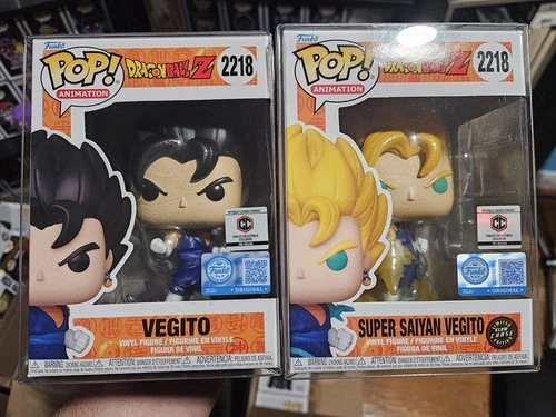 Funko Pop Super Saiyan Vegito Glow Chase And Common Bundle; Pre-release