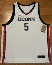 ¡NUEVO CON ETIQUETAS! Camiseta deportiva de baloncesto auténtica Nike Elite UConn Huskies Paige Bueckers #5 2XL