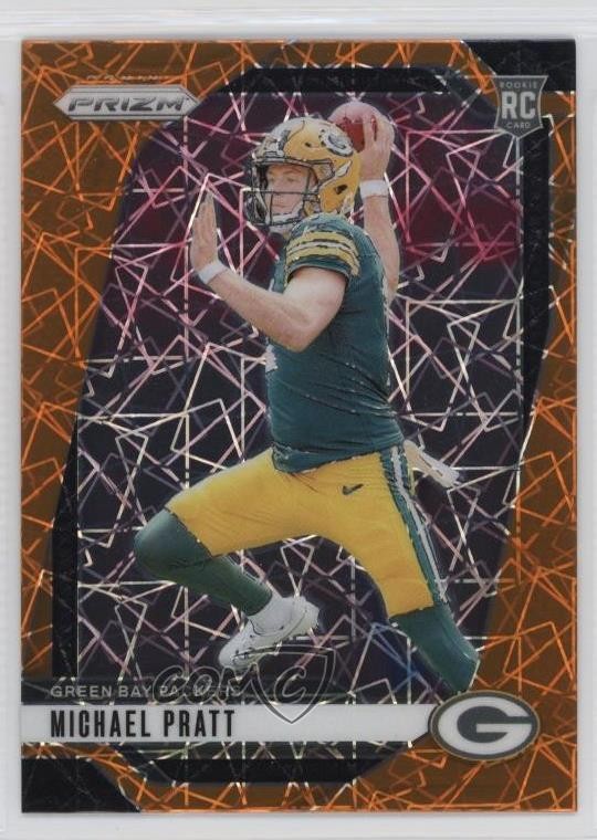 2024 Panini Prizm Rookies Lazer Prizm Michael Pratt #379 1my2