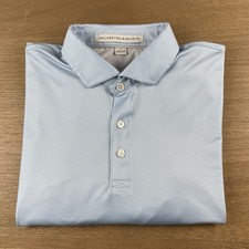 Holderness Bourne Polo Shirt Men s L AOP Geo Golf Performance The Patton
