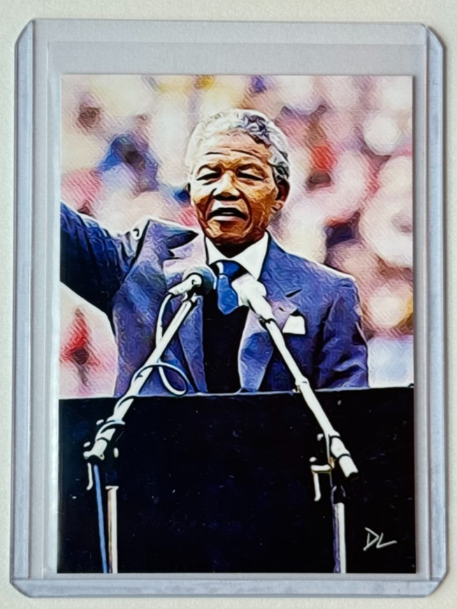 Nelson Mandela Limited Artist Signed “South African President