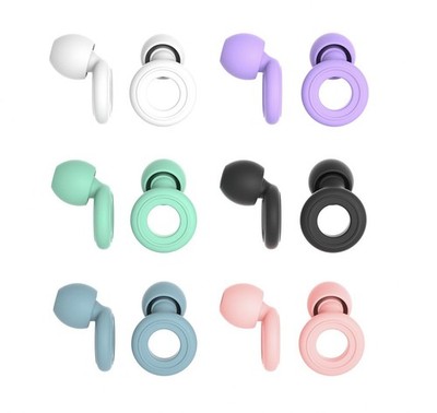 Dx Grandway 6 Pairs Soft Silicone Earplugs Reusable Noise-Reducing For Concerts
