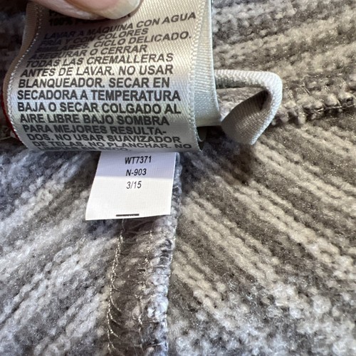 Avalanche Hoodie 1/4 Zip Sweater Women's XL Gray Knit Fleece Hiking Outdoor - Picture 10 of 10