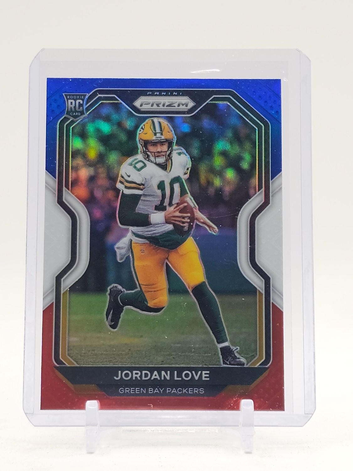 Jordan Love Panini Prizm #363 Red/White/Blue