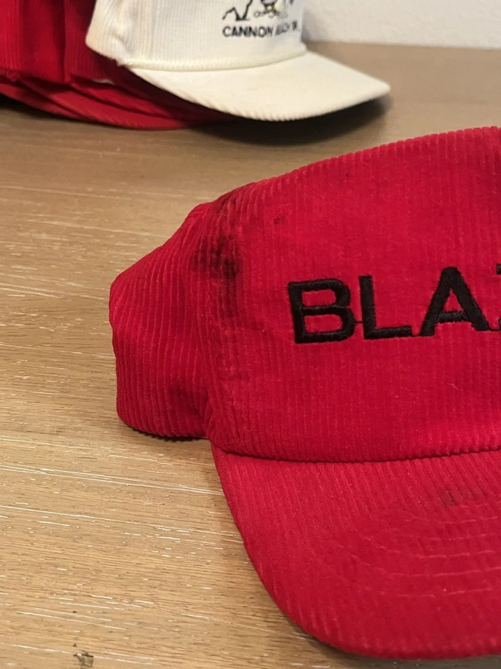 Chapéu Snapback Vintage Portland Trailblazers Veludo Vermelho  - Imagem 2 de 4