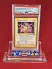 2000 Black Star Promo Pokemon League TEAM ROCKET'S MEOWTH Card #18 PSA 9