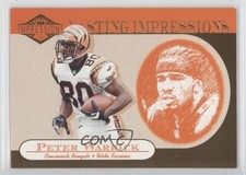 2001 Pacific Impressions Lasting Impressions Peter Warrick #2 11pj