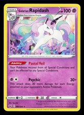 Galarian Rapidash 082/202 Rare SWSH01: Sword & Shield Base Set Pokemon Near Mint