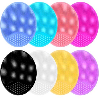 Silicone Face Scrubber 8 Pack Deep Cleaning Pore Exfoliator Gentle Skin Care Pad