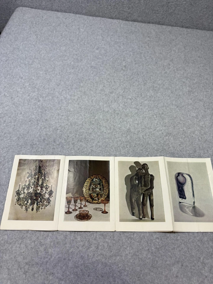 Folleto publicitario vintage de cristal de Murano de Gino Cenedese mapa de Venecia desplegable Foto 3 de 4