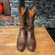 Vintage Lucchese 2000 Cowboy Boots - T3099R4 Dark Brown 10B - 70144 - Used Men s
