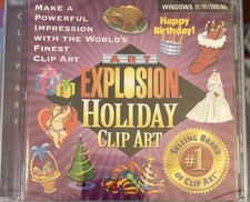 Art Explosion Holiday Clip Art Windows 95/98/2000 ME Cd