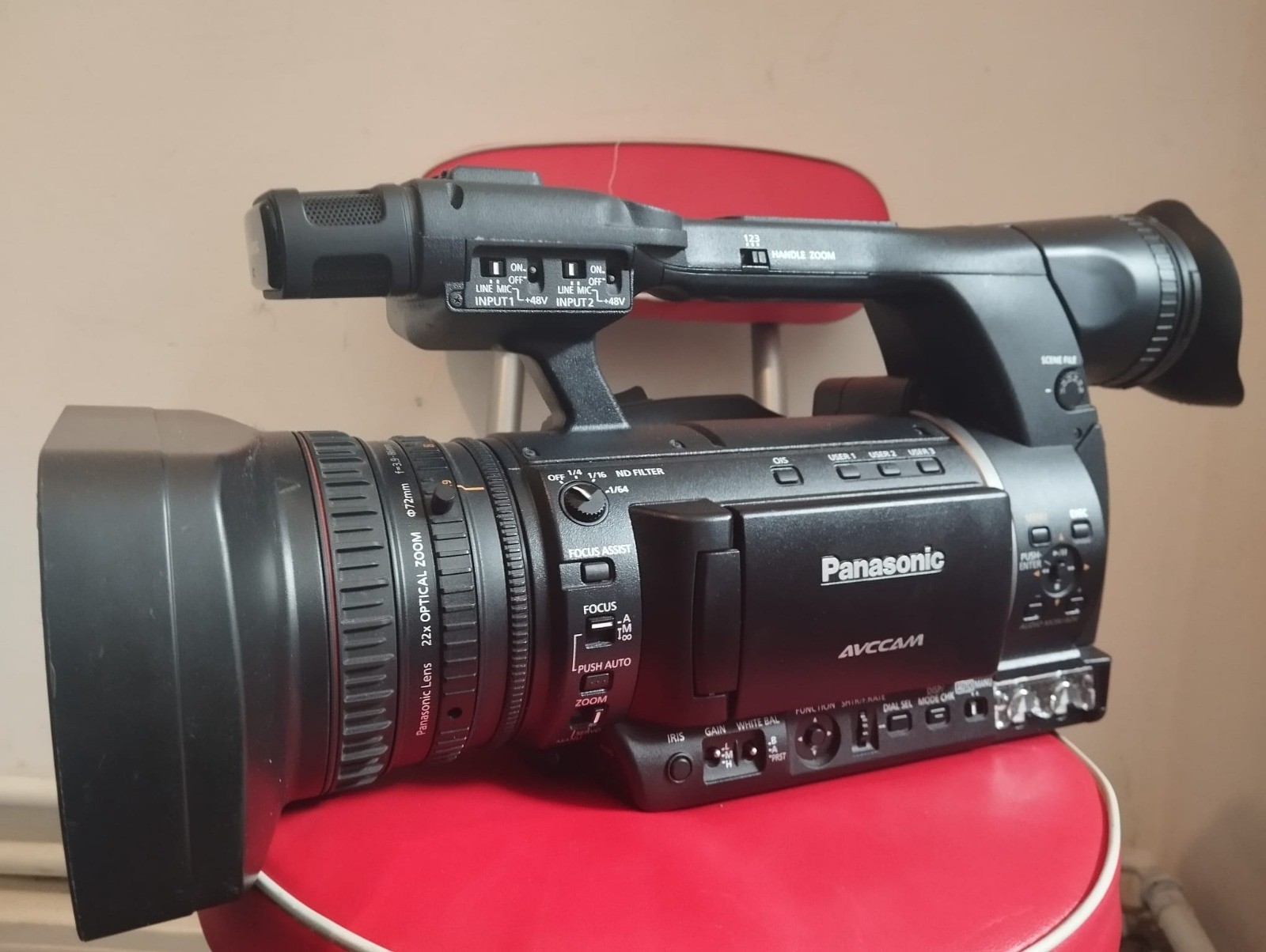 GebrauchterPanasonicAG-AC160AVCCAMHDProfiCamcorder