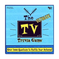 University Games Boardgame Ultimate TV Trivia Game Box EX/NM