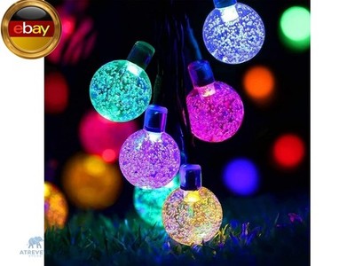 Lezonic Solar lichterkette außen wetterfest, 50 LED ,8 Modi 7M / 24Ft