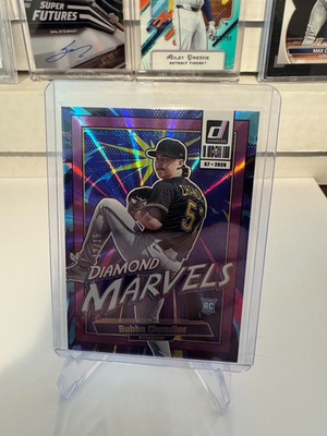 #ad Bubba Chandler 2026 Donruss Diamond Marvels Purple Laser 12 15 RC Pirates $179.99