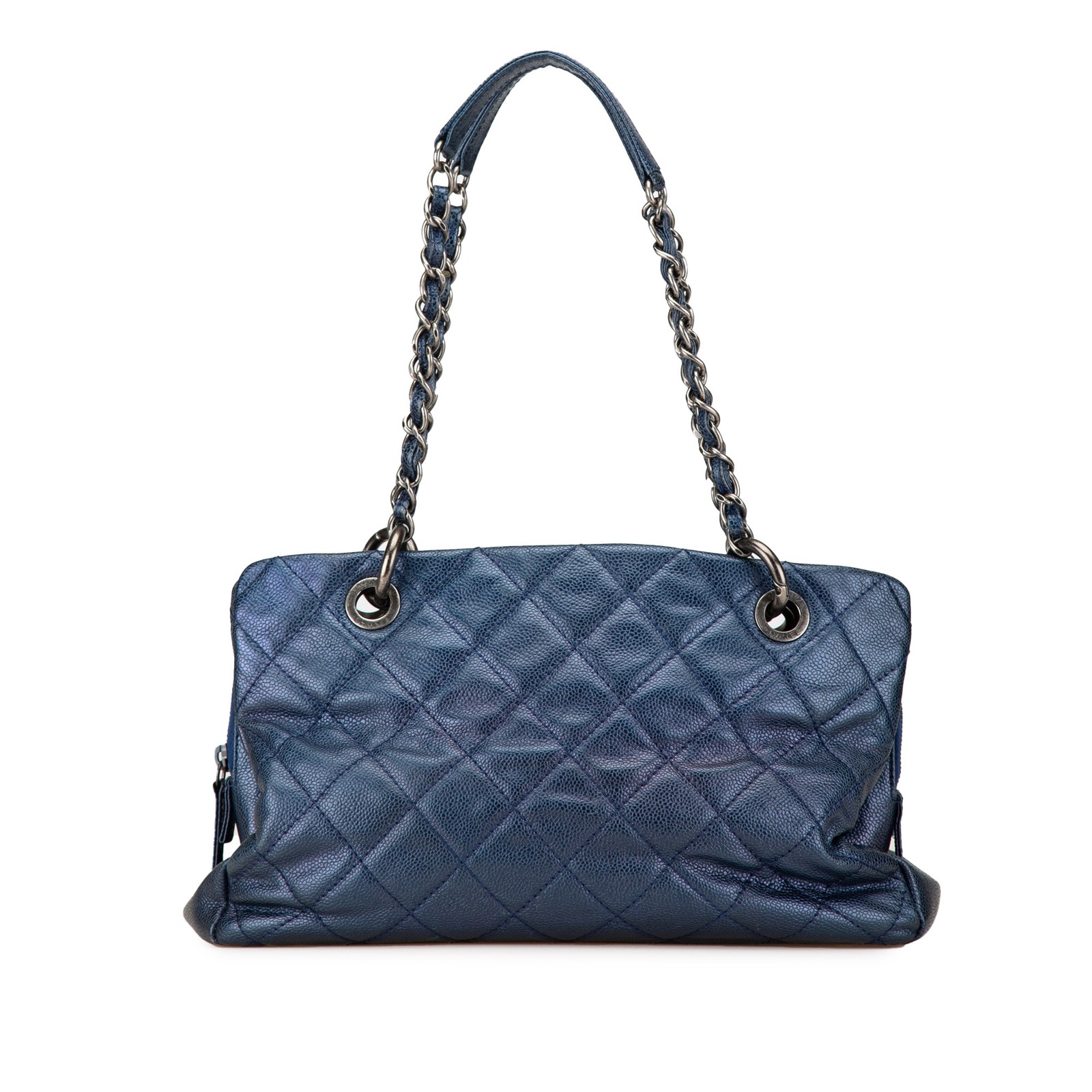 Chanel Iridescent Caviar Quilted Shopping Tote Bag