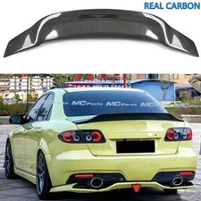 Carbon Fiber Tail Rear Trunk Boot Spoiler Wing For Mazda 6 Sedan 2003-2008 04 R Carbon Fiber Tail Rear Trunk Boot Spoiler Wing For Mazda 6 Sedan 2003-2008 04 R