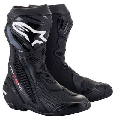 Alpinestars Supertech R Racing Motorradstiefel  Gr. 46 EU - Schwarz