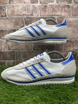 Adidas SL 72 FV9782 Sneaker Herren UK 9,5 weiß blau 3-Streifen Lifestyle Schuhe