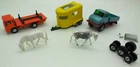 Vintage Matchbox Lesney Unimog, Ergomatic, Pony Trailer 2 Horses AS-IS READ