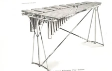 LEEDY 1910-1925 CONCERT GRAND XYLOPHONE ROSEWOOD BARS EXTREEMLY RARE