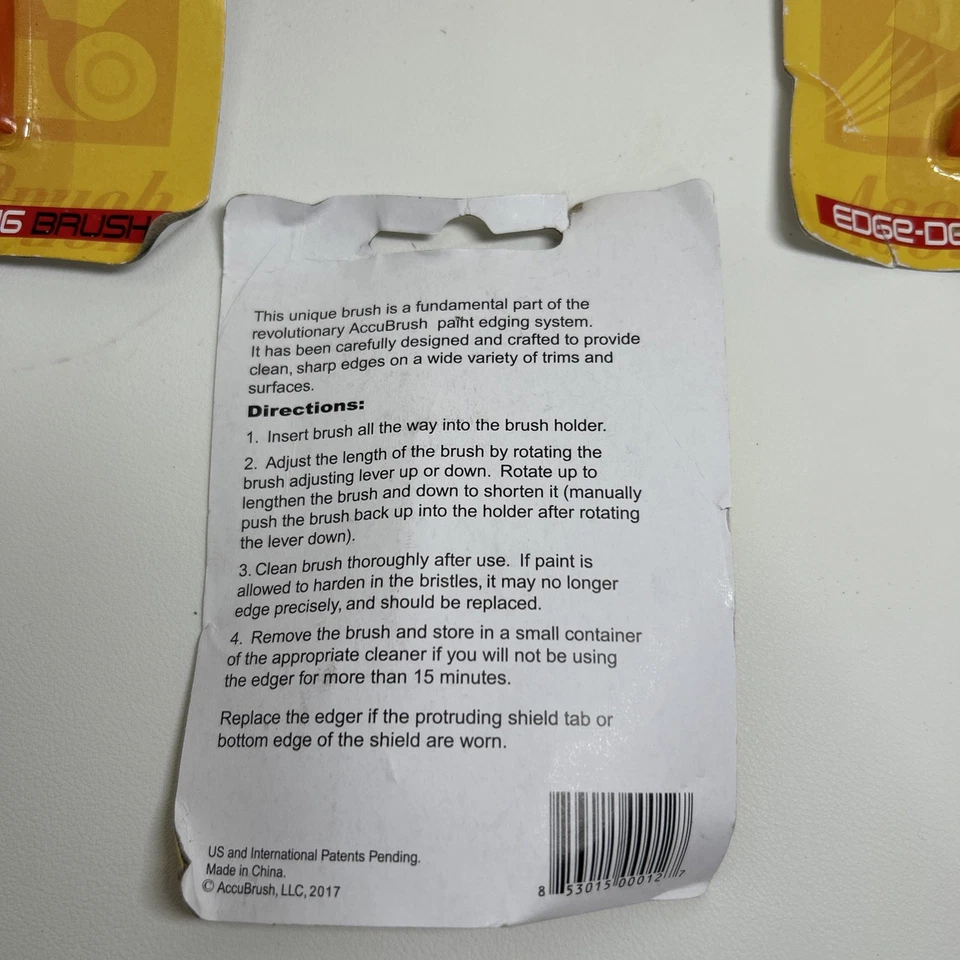 Accubrush Paint Edging System Edge Defining Brush Refill - Brand New Qty 6 - Image 4 of 4