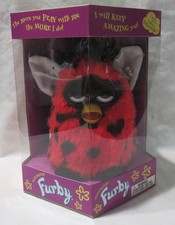 Vintage Tiger Electronics 1999 Furby LADY BUG sealed box green or blue eyes