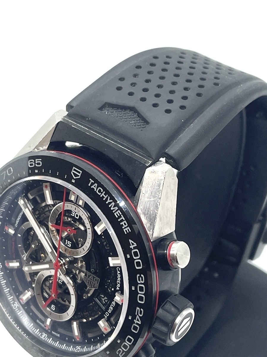 TAG Heuer Carrera Black Skeleton Men's Watch - CAR2A1Z.FT6044 for