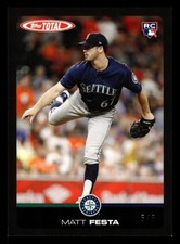 2019 Topps Total Black Parallel /5 #12B 12 Matt Festa Seattle Mariners