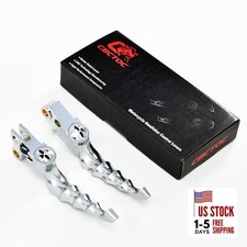 Motorcycle Brake and Clutch Lever Set for Harley Touring, Softail, Dyna, Chrome