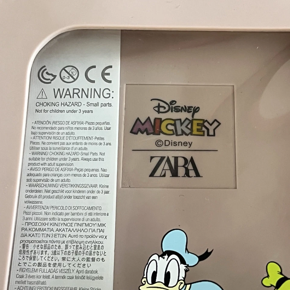 Disney x Zara Mickey & Friends Crossbody Phone Bag Purse Pale Pink BNWT - Image 4 of 4
