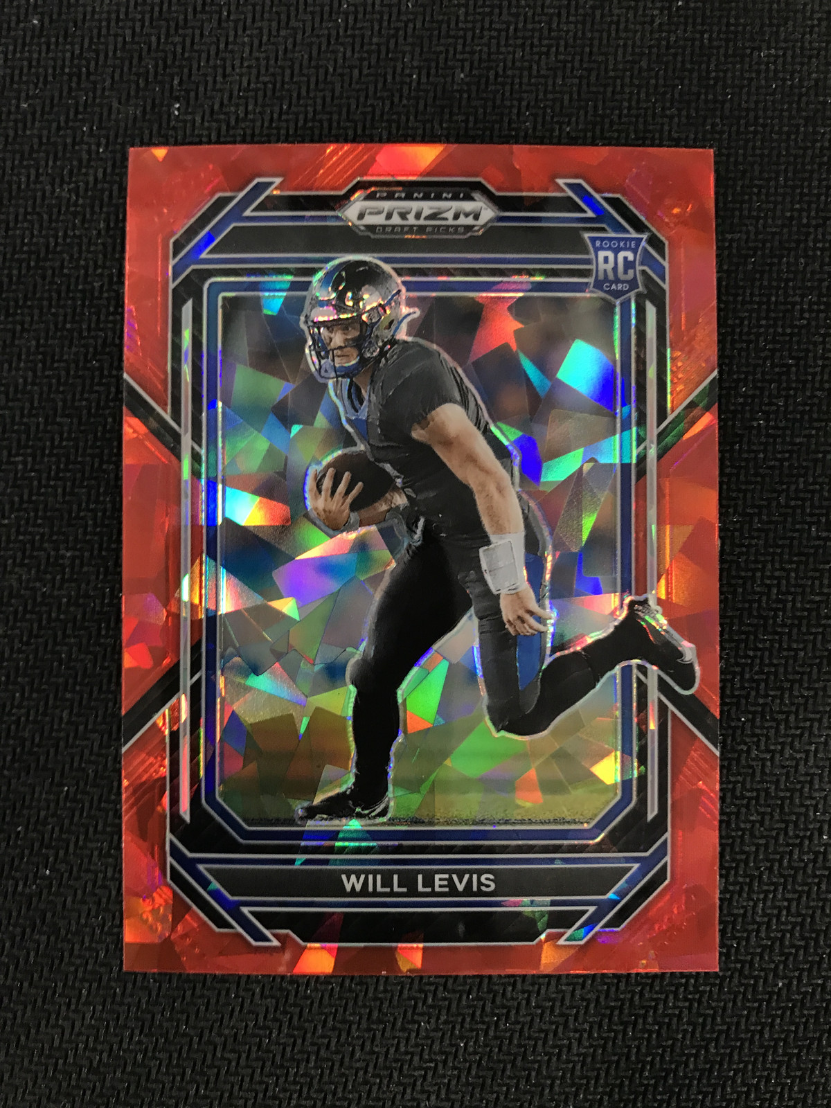 2023 Panini Prizm Draft Picks #103 Will Levis Kentucky Rookie Red Ice Prizm