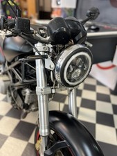 FARO LED MOTO H4 7"  DUCATI MONSTER 600 620 695 CANBUS 6000K MOTO VESPA 7 POLLIC