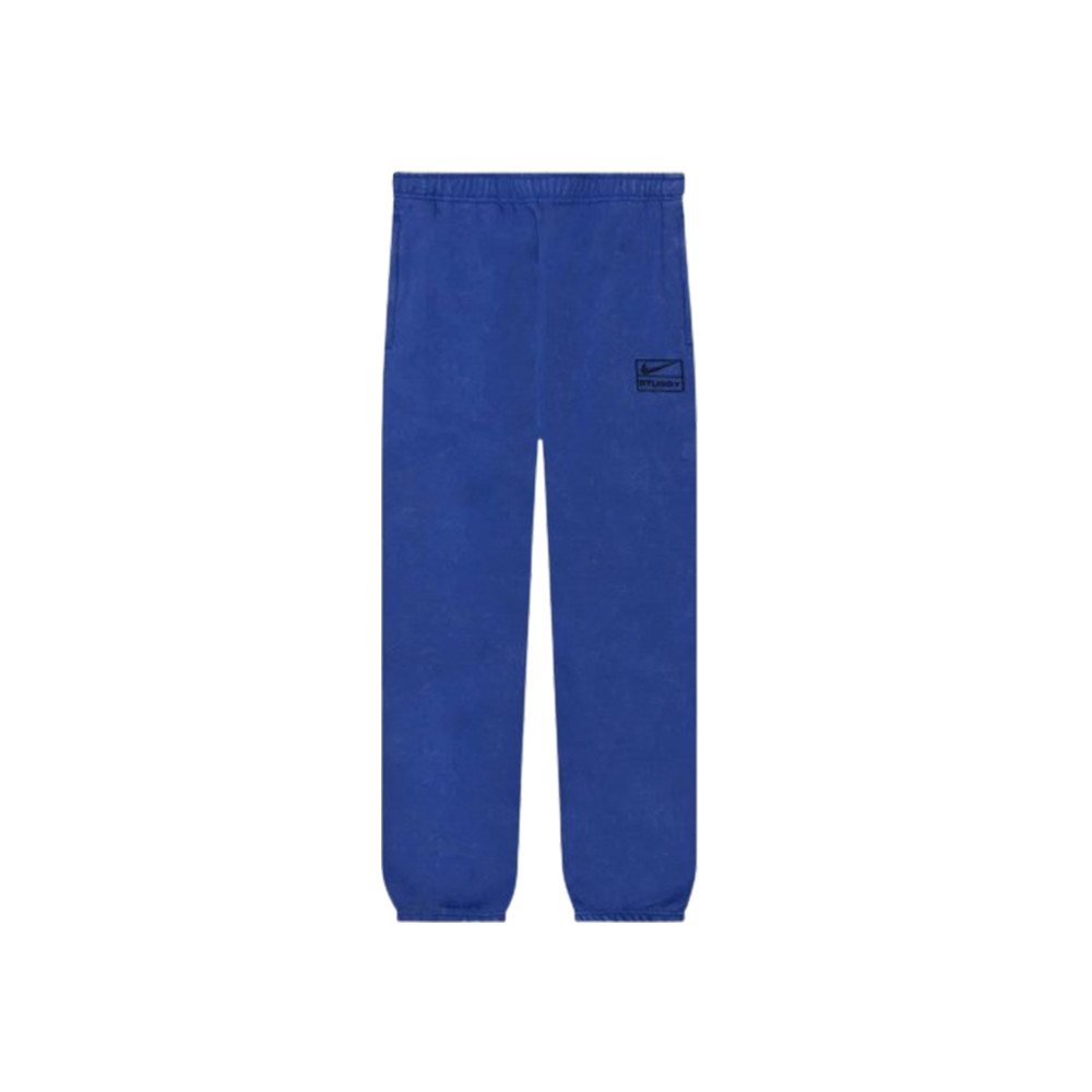 Nike x Stussy Acid Washed Fleece Pants Game Royal Official