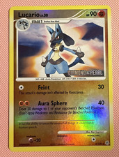 The Pokémon Company Lucario 6/130 Diamond and Pearl Reverse Holo ENG 90HP on eBay