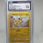 2017 Pokemon Sun & Moon Burning Shadows Reverse Holo-Foil Pikachu #40 CGC 10