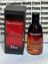 CHRISTIAN DIOR FAHRENHEIT EDT SPRAY FOR MEN - 1.7 OZ/50 ML IN UNSEALED ROUGH BOX