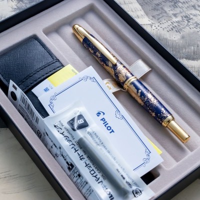 Custom Pilot Vanishing Point Capless Celestial Kinryu Fountain Pen 18K Gold Nib