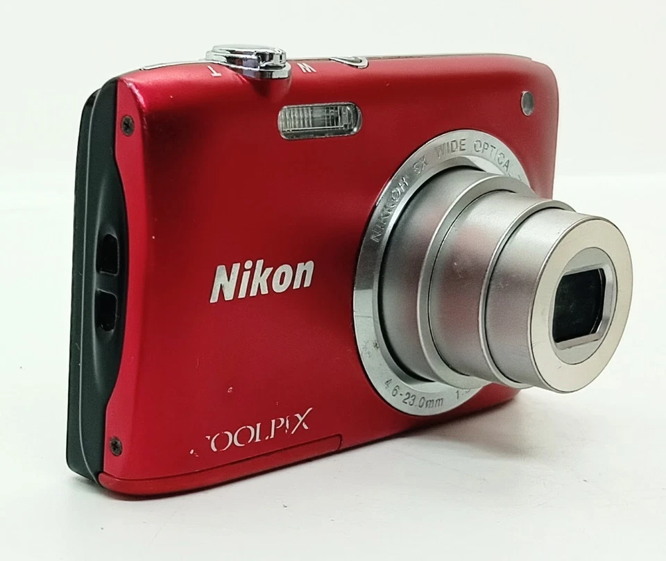(EXC+++++) Nikon Coolpix S2900 Red 20.1MP 5x Zoom Compact Digital Camera Japan - Image 4 of 4