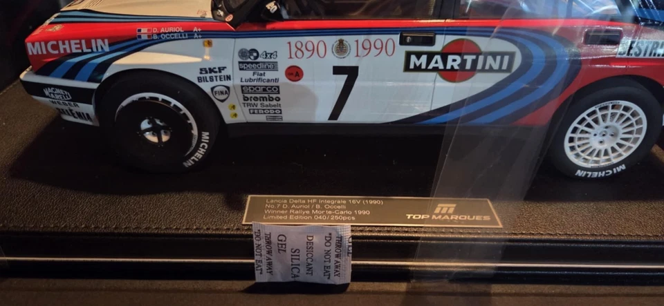 TopMarques Lancia Delta HF 16V #7 Auriol Rally Monte Carlo 1990 1/12 TMR1218E - Immagine 4 di 4