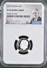 2010-S Silver 10C Roosevelt Dime NGC PF70 Ultra Cameo - Portrait Label