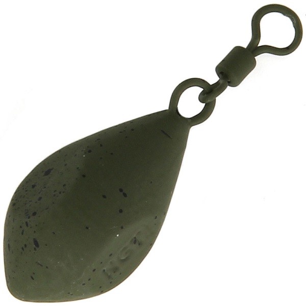 5x Carp Fishing Weights Casting Ledger, Flat Pear Style With Size 8