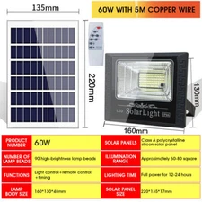 Solar Panel Powered Lights Pendant Ceiling Lamp Indoor Outdoor Garden Shed Barn