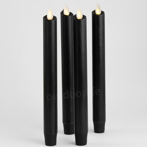 6er Set Luminara flammenlose Halloween Spitzkerze realistisch bewegliche Flamme Fernbedienung - Bild 2 von 8