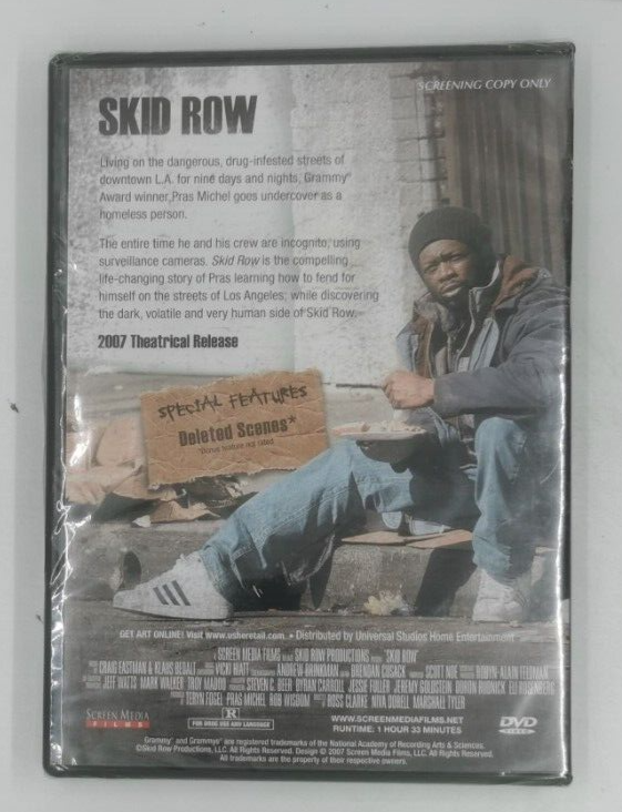 Skid Row by Pras Michel (DVD, 2008) SEALED | eBay